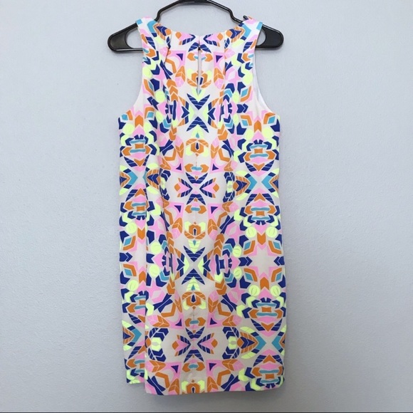 Mara Hoffman Aloha Stone Shift Dress Pleats Size 6 - Picture 4 of 7